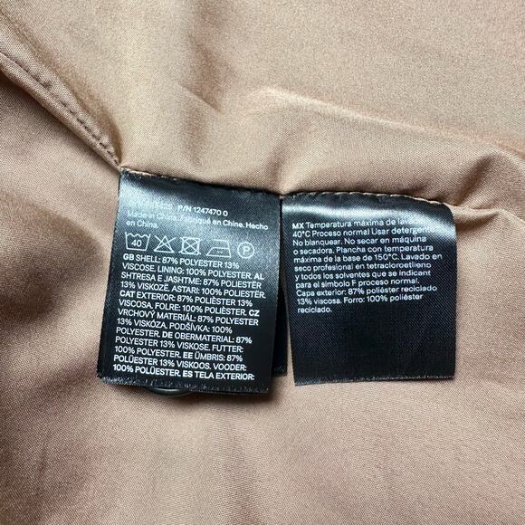 H&M | Women | Dark Beige Neutral Classic Belted Long Twill Trench Coat | Small - Picture 10 of 16